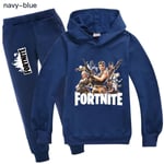 Hot Game Set Baby Pojkar Kläder Flickor Sweatshirt Luvtröja + Byxor 2 delar Träningsoverall Barn Kostym Sult Höst Color 02 Size 150