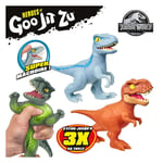 Pack de 3 Dinos Jurassic World 14cm - Goo Jit Zu