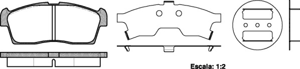 Bromsbelägg Remsa - Suzuki - Alto, Celerio. Mitsubishi - I. Citroen - C-zero. Peugeot - Ion