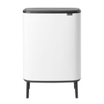 Brabantia Bo Touch 60 Litre White Bin White