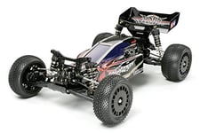 TAMIYA 300158370 1:10 Dark Impact 4WD Buggy DF-03, Car, RC Vehicle, Model Building, Kit for Assembly, Hobby, Crafts, Multicoloured