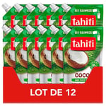 TAHITI - Eco-Recharge Gel Douche Tahiti Coco - Formule 95% d'Origine Naturelle - Lot de 12 x 500 ml