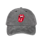 Casquette The Rolling Stones Hackney Diamonds Shattered Tongue Logo Gris