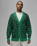 Jordan Flight Heritage Cardigan Sz M Lucky Green/Black DV7573-310 New