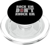 Rock Em Don't Knock Loves Barrel Horse Riding Barrel Racing PopSockets PopGrip for MagSafe