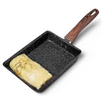 Tamagoyaki Pan japansk omelettpanna, non-stick pannbeläggning fyrkantig äggpanna Stekpanna för att göra omel