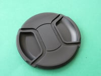 77mm Centre Pinch Front Lens Cap Universal Snap-on for Nikon Canon Sigma Lenses