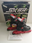 SK8R Inline Adjustable Skates Size UK 11-1 - Unused