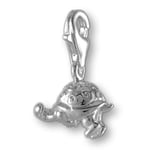 MELINA Charms Pendentif "tortue" Argent 925