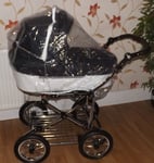 PVC RAINCOVER FITS SILVER CROSS FREEWAY PRAM LINEAR