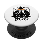 Chat chaton fantaisie fantaisie Halloween effrayant boo PopSockets PopGrip Interchangeable