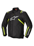 Alpinestars T-SP V2 WP MC-jacka Svart-Vit-Gul Fluo""