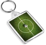 Football Pitch Keyring - IP02 - Soccer Ball Sports Kids Son Brother Gift #8681