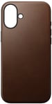 Nomad Modern Leather Case (iPhone 16 Plus) - Brun