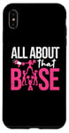 Coque pour iPhone XS Max Cheerleading Funny All About That Base Cheer Leader Girls