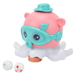 New Baby Floating Ball Toy Electric Octopus Bath Toy Music Light for Boys