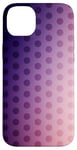 Coque pour iPhone 14 Plus Dégradé de couleur violet et rose à pois