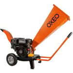 Oxeo - Broyeur de végétaux thermique 7CV - branches diamètre 6,5cm - broyeur à bois à essence - moteur 212 cm3 - 4 temps - puissant