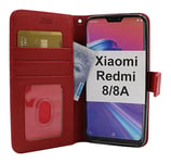 New Standcase Wallet Xiaomi Redmi 8/8A (Röd)