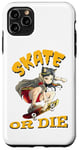 Coque pour iPhone 11 Pro Max Skate or Die - Cool Anime Skateboarding Girl