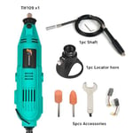 Tungfull perceuse électrique,meuleuse Dremel,mini machines à polir avec ensemble d'accessoires de meulage,outil électrique lointain,mini perceuse - Type drillshaftlocator