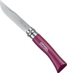 Opinel Couteau de Poche, Acier Inoxydable, Rose, 9, 1 x 2, x 0, 40 cm