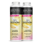 John Frieda Go Blonder Lightening Shampoo And Lightening Conditioner Duo Value B