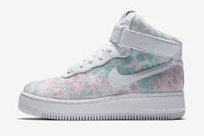 Wmns Nike Air Force 1 Upstep Hi LX Sequin UK 6 EUR 40 White Pink 898422 100