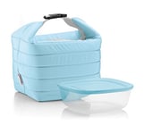 Guzzini, Petit Sac Isotherme A/Compartiment Fraicheur Handy, (Bag) 22 x 18 x h22 cm; (Container) 19,6 x 19,6 x h7 cm - 1400cc 0329