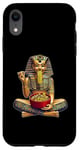 Coque pour iPhone XR Nouilles japonaises Pharaoh King Tut Ramen