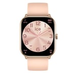 ICE-WATCH - Ice Smart Rose Gold Nude Pink - Montre Connectée Rose-Gold pour Femme avec Bracelet en Silicone - 021414 (1,85")