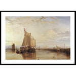 Poster Gallerix Dort Packet-Boat from Rotterdam Becalmed By William Turner