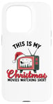 iPhone 15 Pro This Is My Christmas Movies Watching Holiday TV Vintage Case