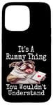 Coque pour iPhone 15 Pro Max Funny It's A Rummy Thing You Wouldn't Understand Jeu de cartes