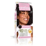 L'Oréal Paris - Kit de Coloration Permanente Cheveux - Couleur Ultra Glossy - Sans Ammoniaque - 90% d'Ingrédients d'Origine Naturelle - Casting Natural Gloss - Nuance : Noir Ganache (123)