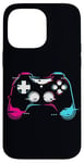 Coque pour iPhone 14 Pro Max Manette Esthétique Jeux Vidéo Jeux Graphiques Adolescents