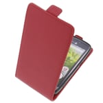 Case for Doro 8031 Smartphone Flipstyle Cellphone Bag Protector Cover Flip Red