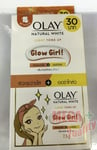 6x Olay Natural Bright Cream Light Ton Skin care,Sunblock,Smooth.