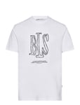 BLS Hafnia Handwritten Capital T-Shirt Vit