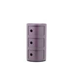 Kartell - Componibili 4967, Violet, 3 Compartments - Laatikostot - Anna Castelli Ferrieri - Violetti - Muovi