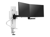 Ergotron Trace Dual Monitor, Valkoinen – 21,5–27" Näytöt