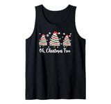 Oh Christmas Tree Funny Christmas Cakes Men Women Gifts Tank Top