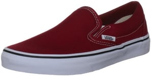 Vans U CLASSIC SLIP-ON (CANVAS) CHILI, Mocassins pour Homme Multicolore (Canvas Chili) 34.5 EU