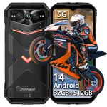 DOOGEE V MAX PRO Dual 5G Rugged Smartphone 32GB+512GB Android 14 Phone 22000mAh