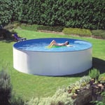 Stålväggspool Planet Pool Aruba Ø 550 cm med Poolpaket