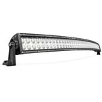 300W LED ljusramp böjd - Bil, lastbil, traktor, nödfordon, kallvit, 12V / 24V