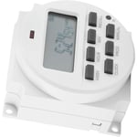 Ej.life - 12V Minuterie Électrique Numérique lcd Programmable Minuterie Relais Relais Contrôle Électronique Intelligente Contrôle Commutateur pour