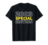 Year Of Birth 2003 Birthday Design Vintage Born In 2003 T-Shirt