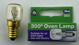 OVEN LAMP BULB Bell Twin Pack 15W 15 Watt  SES E14 BULB (2 lamps)