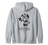 Proud Hanoverian Scenthound mom dog mom Hanoverian hound dog Zip Hoodie